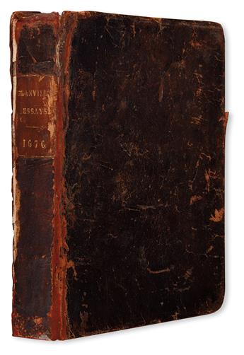 GLANVILL, JOSEPH. Essays on Several Important Subjects in Philosophy and Religion.  1676